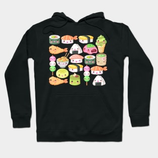 Japanese Foods Pattern Hoodie